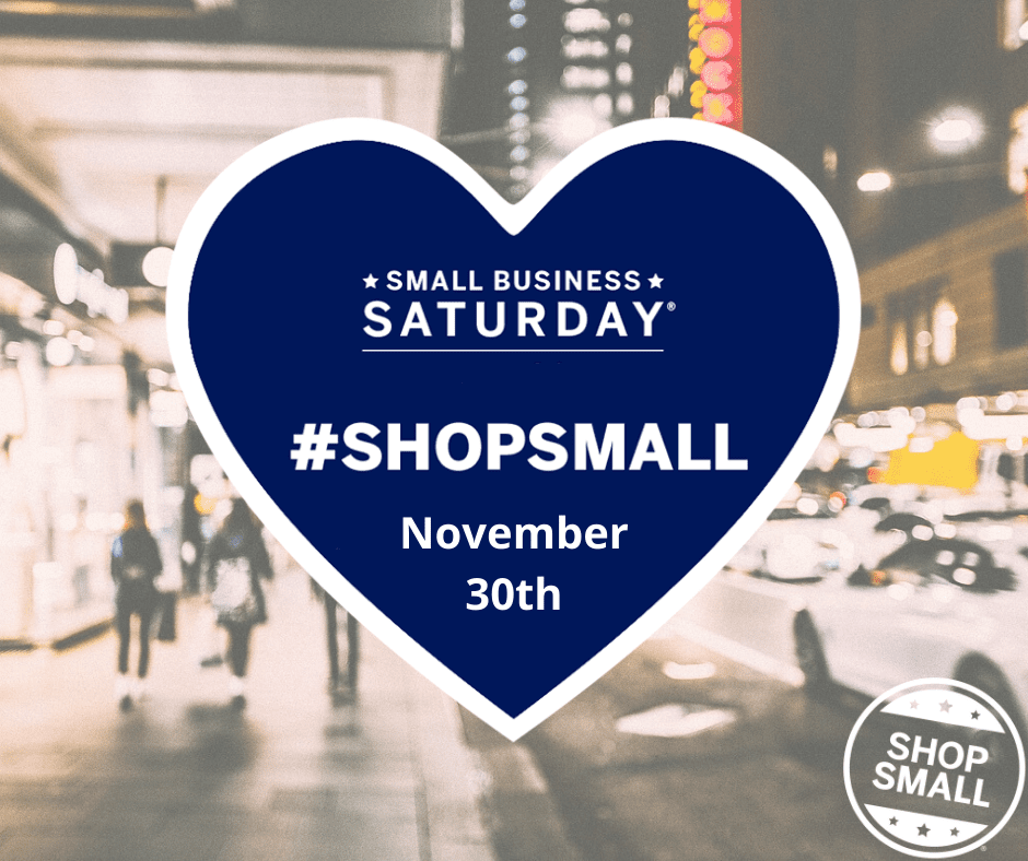 Shop Small November 30th, 2019 graphic