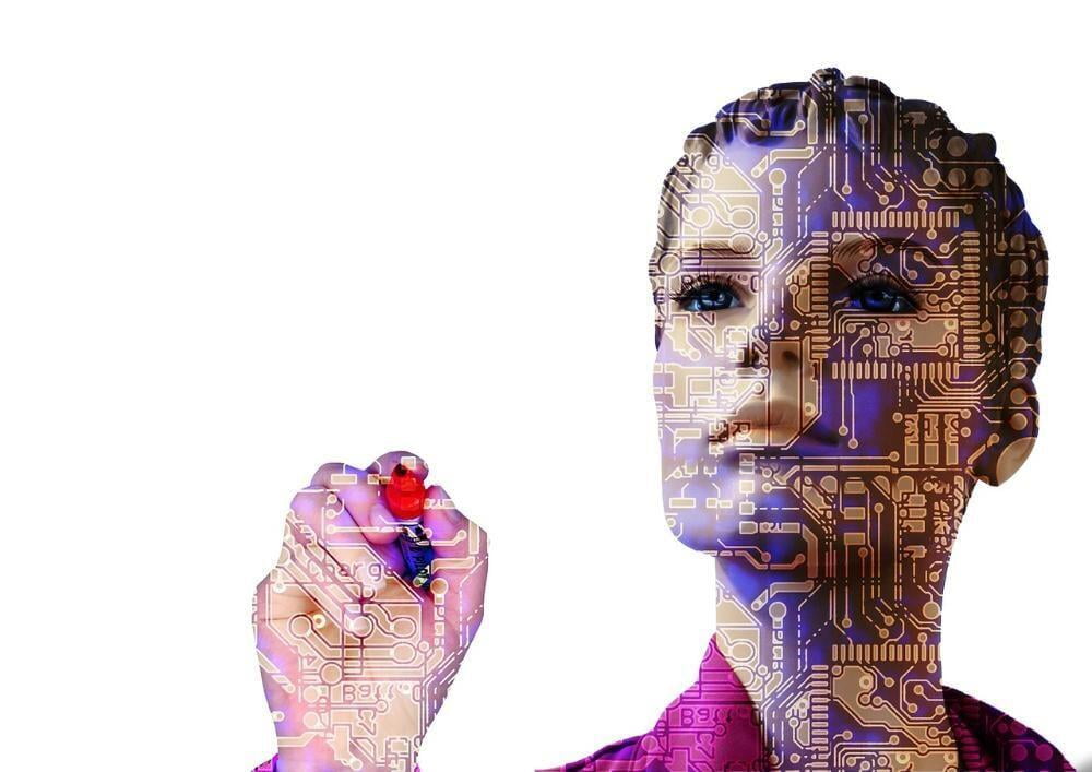 AI robotic woman
